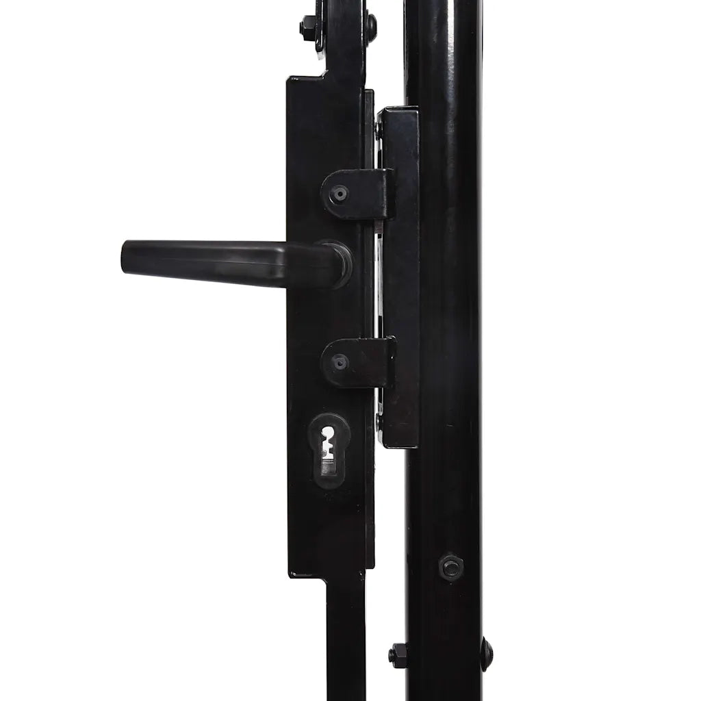 Cancello per recinzione a doppia porta Woerden con punta a lancia 400x224,5 cm 145741