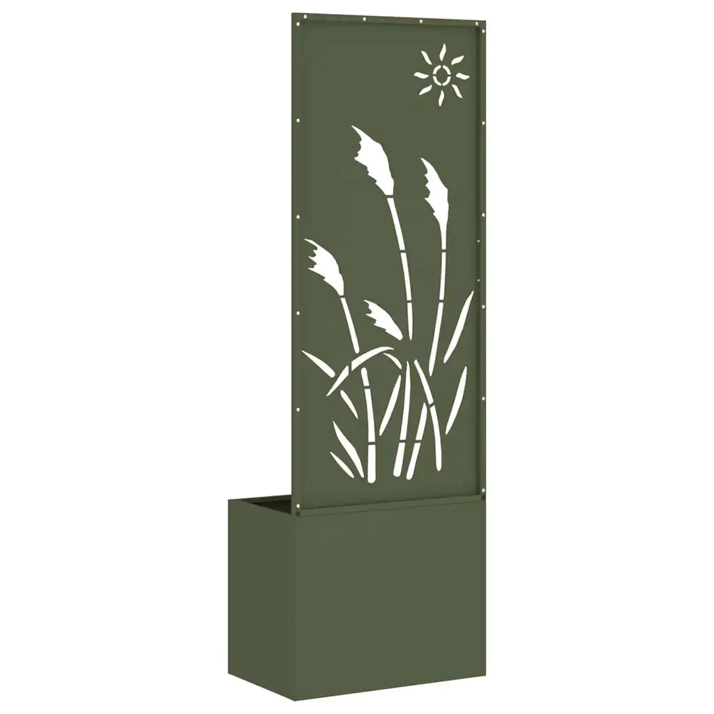 Schermo per privacy in giardino Oliver verde 50 x 140 cm 876430
