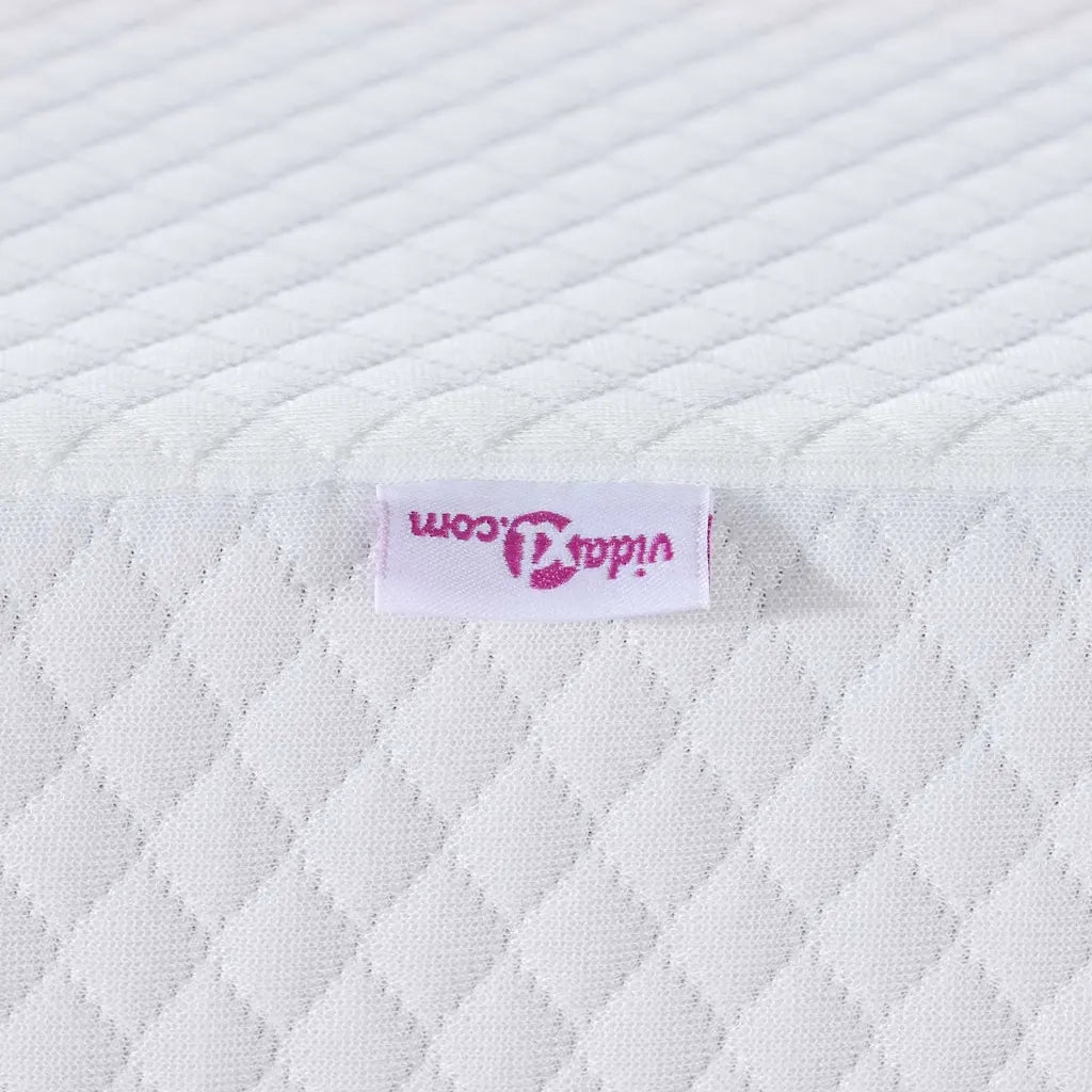 Topper per materasso Bianco 120 x 200 cm Tessuto Jacquard 4106247