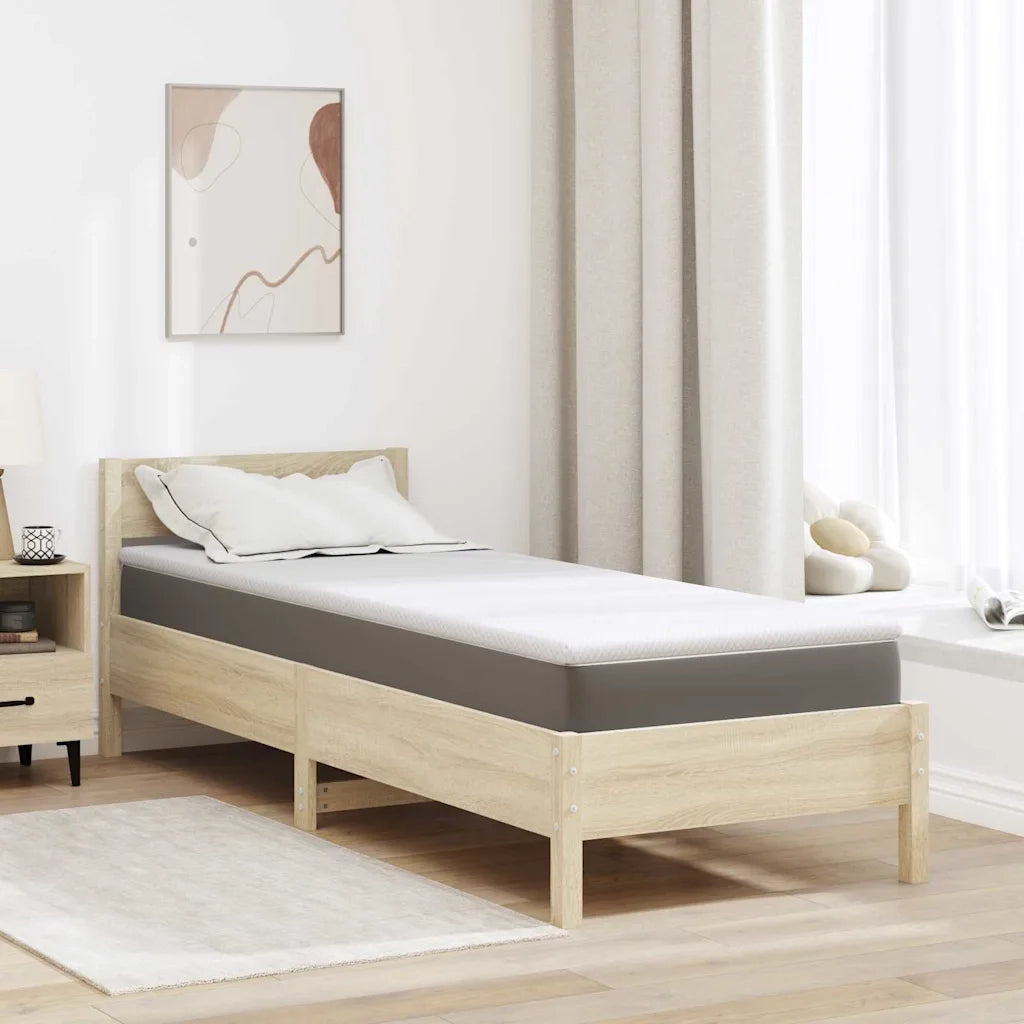 Topper per materasso Bianco 80 x 200 cm Tessuto Jacquard 4106210
