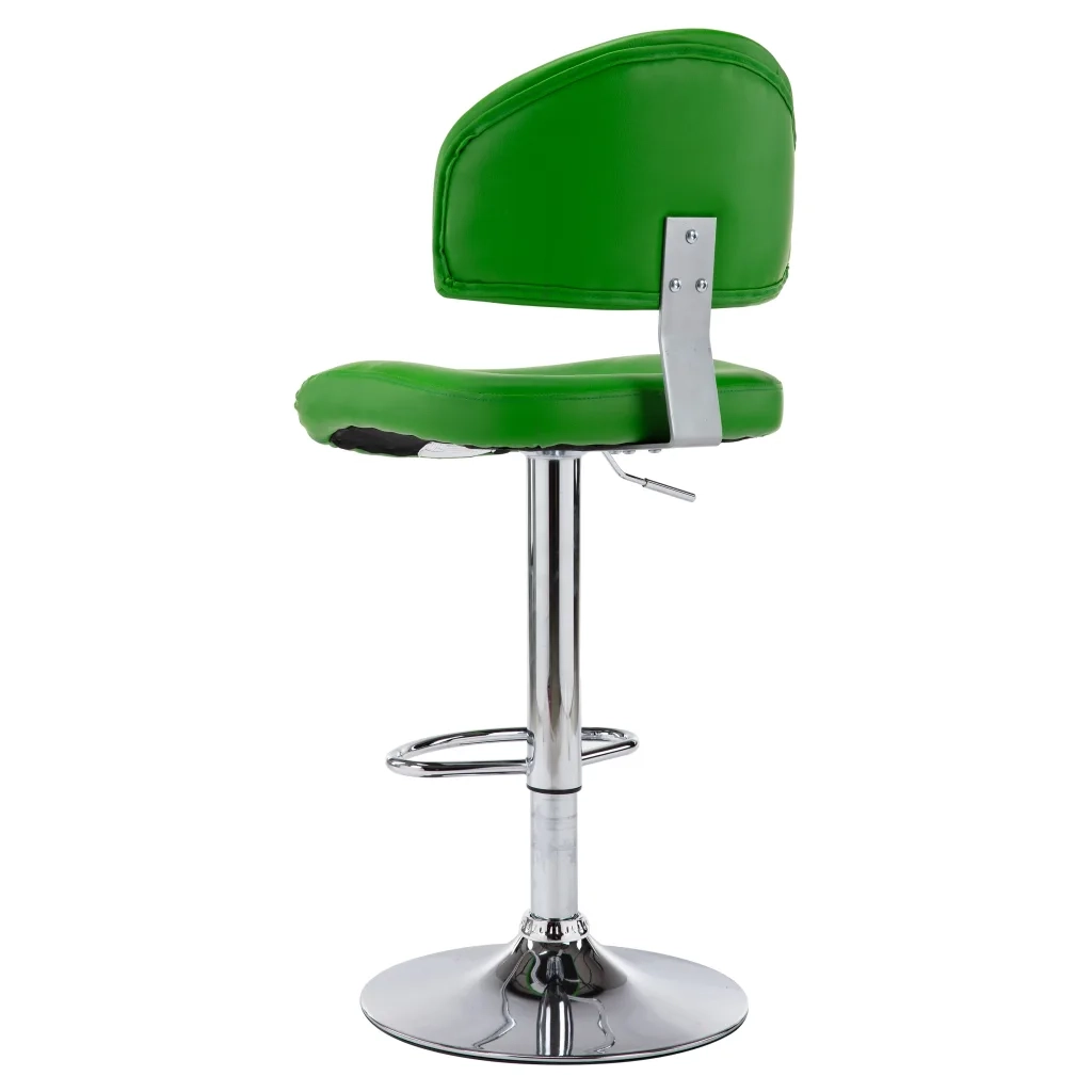 Sgabello da Bar Verde in Similpelle 249655