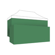 Set 4 Teli Laterali Per Gazebo 3X4,5M Con strappo Verde