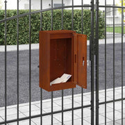 cassetta postalepastkastei con porta Ruggine 30 x 20 x 55 cm 874953