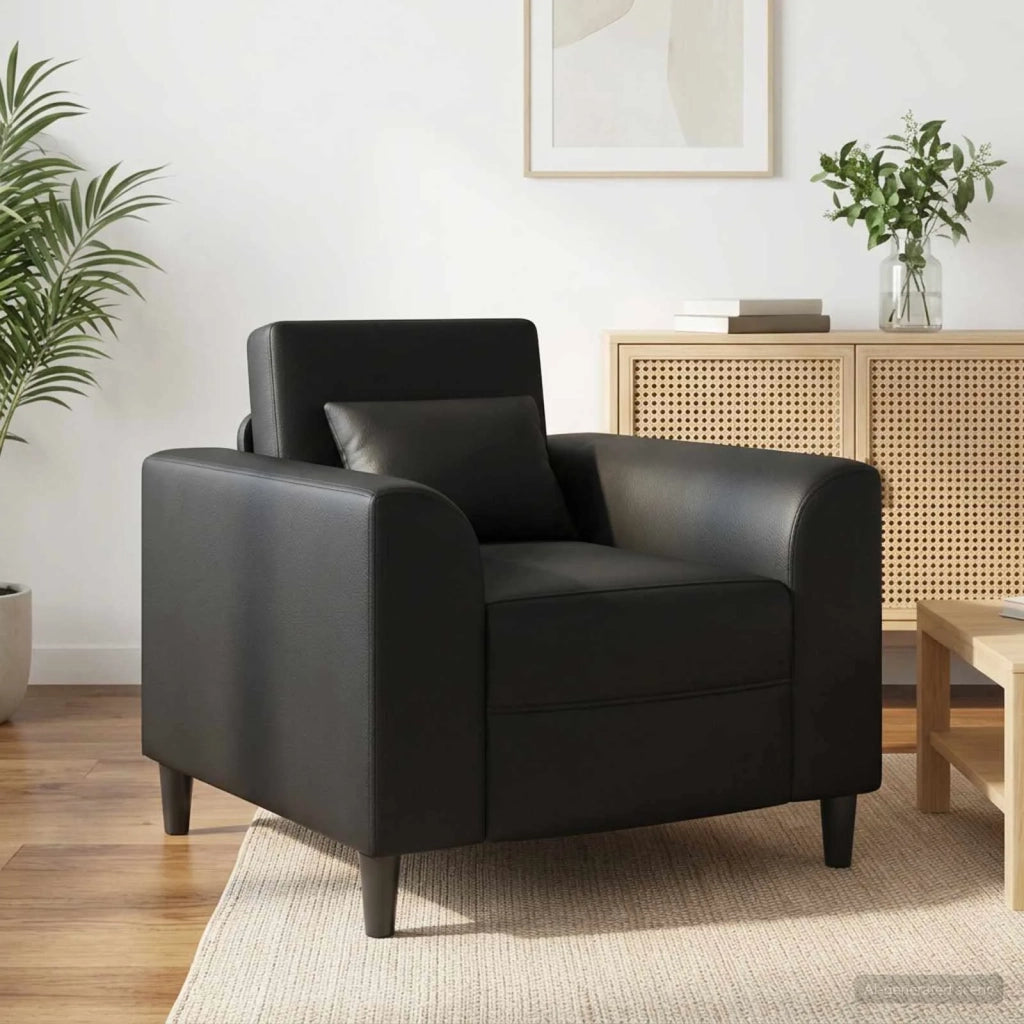 Poltrona Nero Similpelle 42042473