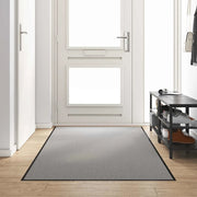 Tappetino Grigio e Nero 120 x 250 cm 100% Poliammide 4100774