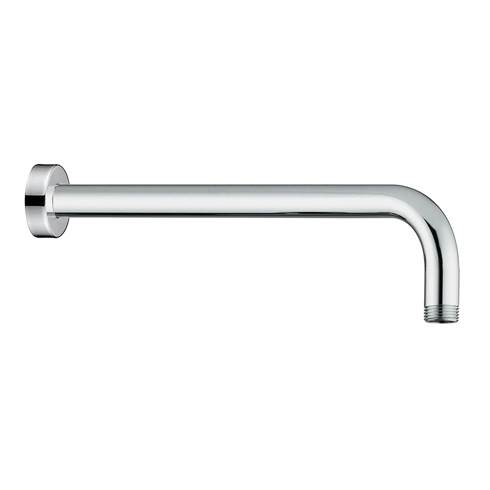 Kit doccia completo con miscelatore York con braccio 35 e soffione 20 inox cromo