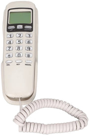 Telefona da Ufficio con Display LCD - Multifunzionale - Suoni di Allarme Regolabili - Funzione Flash Senza Fili - Compatta e Leggera - Tastiera Facile da Usare - Telefona da Ufficio