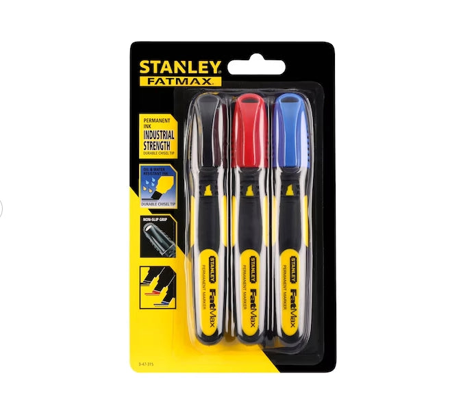 0-47-315 Pennarello Indelebile FatMax® Colour - Conf. 3 Pezzi