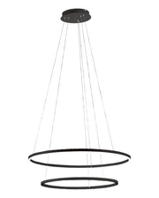 Lampadario a sospensione GIOTTO a led 65W nero 3508-48-101 Fabas Luce