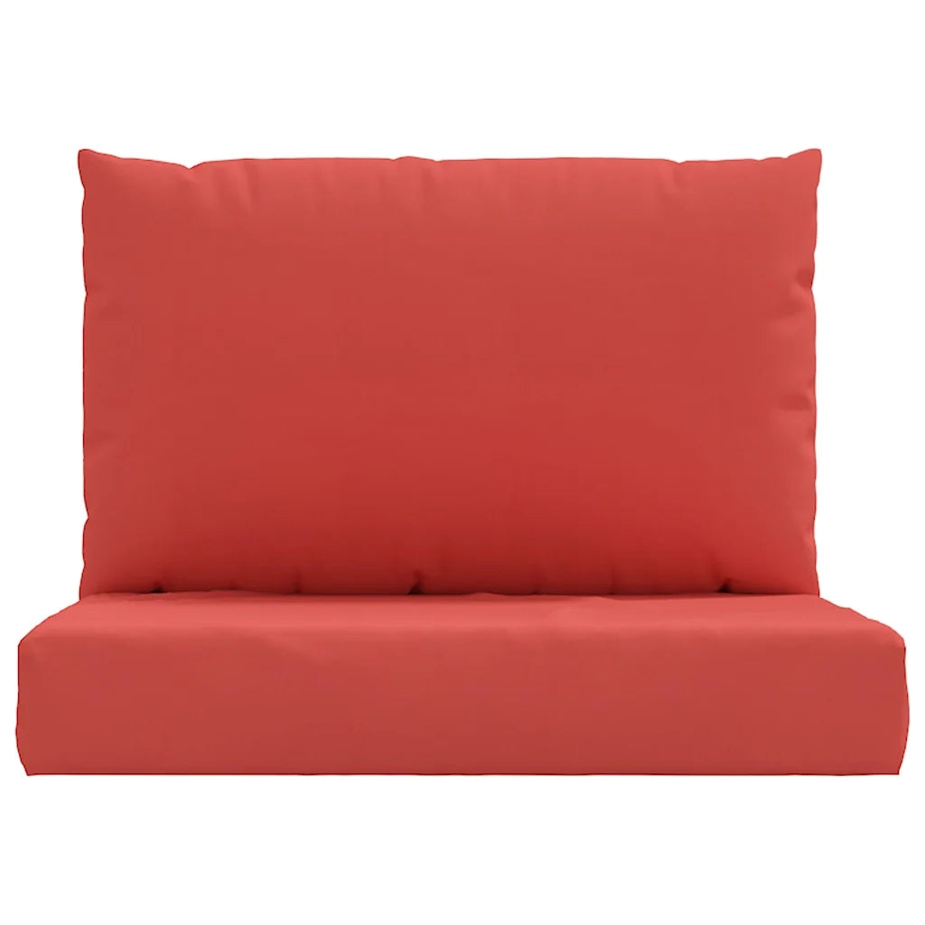 Cuscini per Pallet 2 pz Rossi in Tessuto Oxford 361760