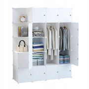 Armadio Componibile 183x147x47 cm Perfetto per Vestiti e Accessori