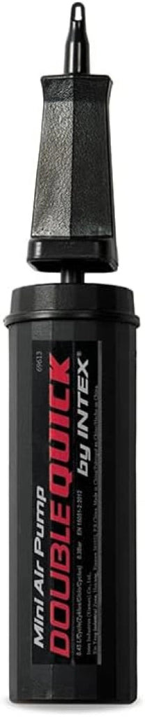 Pompa Mini Double Quick, Plastica, Nero, 29 cm,Intex