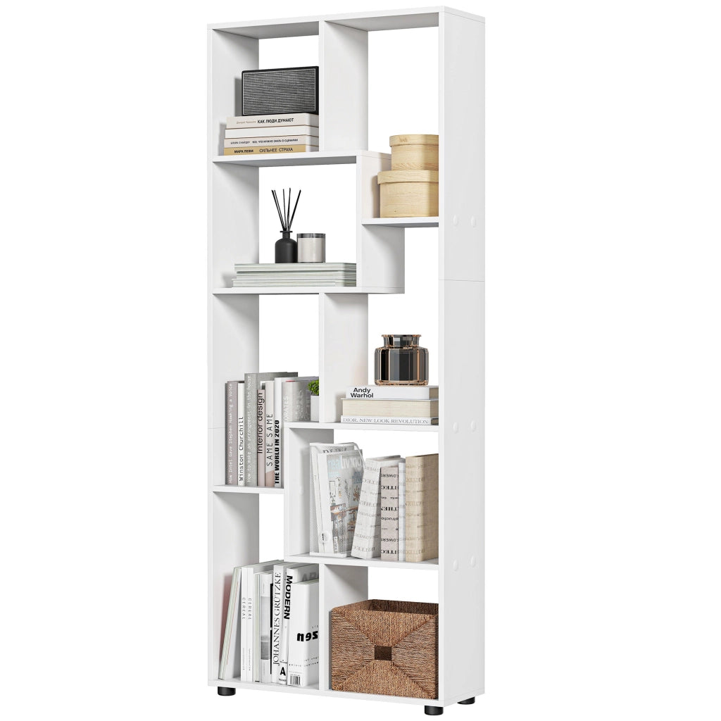 Libreria Design Moderno ¨C Minimal ¨C Bianco 70x24x178 cm