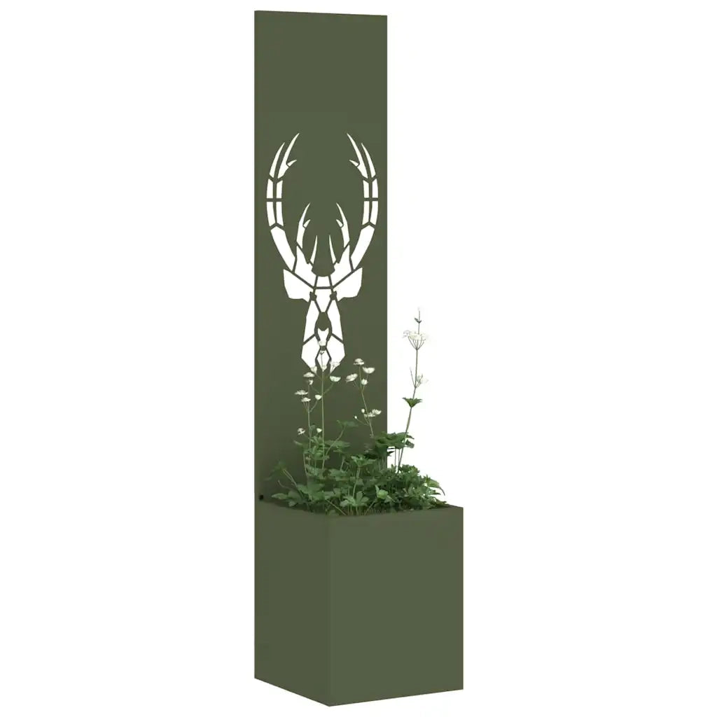 Schermo per privacy in giardino Oliver verde 32 x 32 x 150 cm 876416