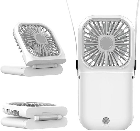 Ventilatore portatile, ventilatore da tavolo, raffreddamento dell'aria, batteria ricaricabile da 3000 mAh