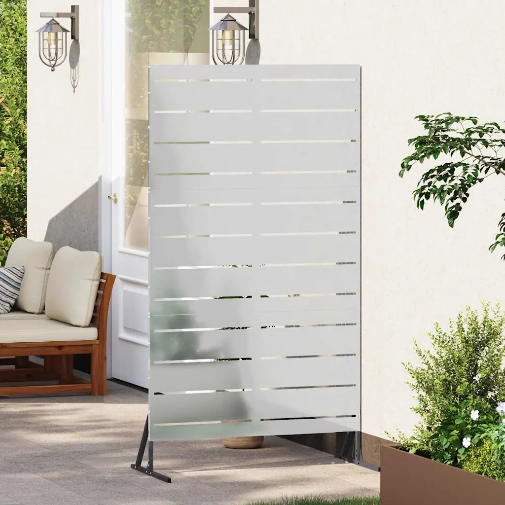 Schermo per Privacy Grigio 100 x 50 x 180 cm Acciaio 868568