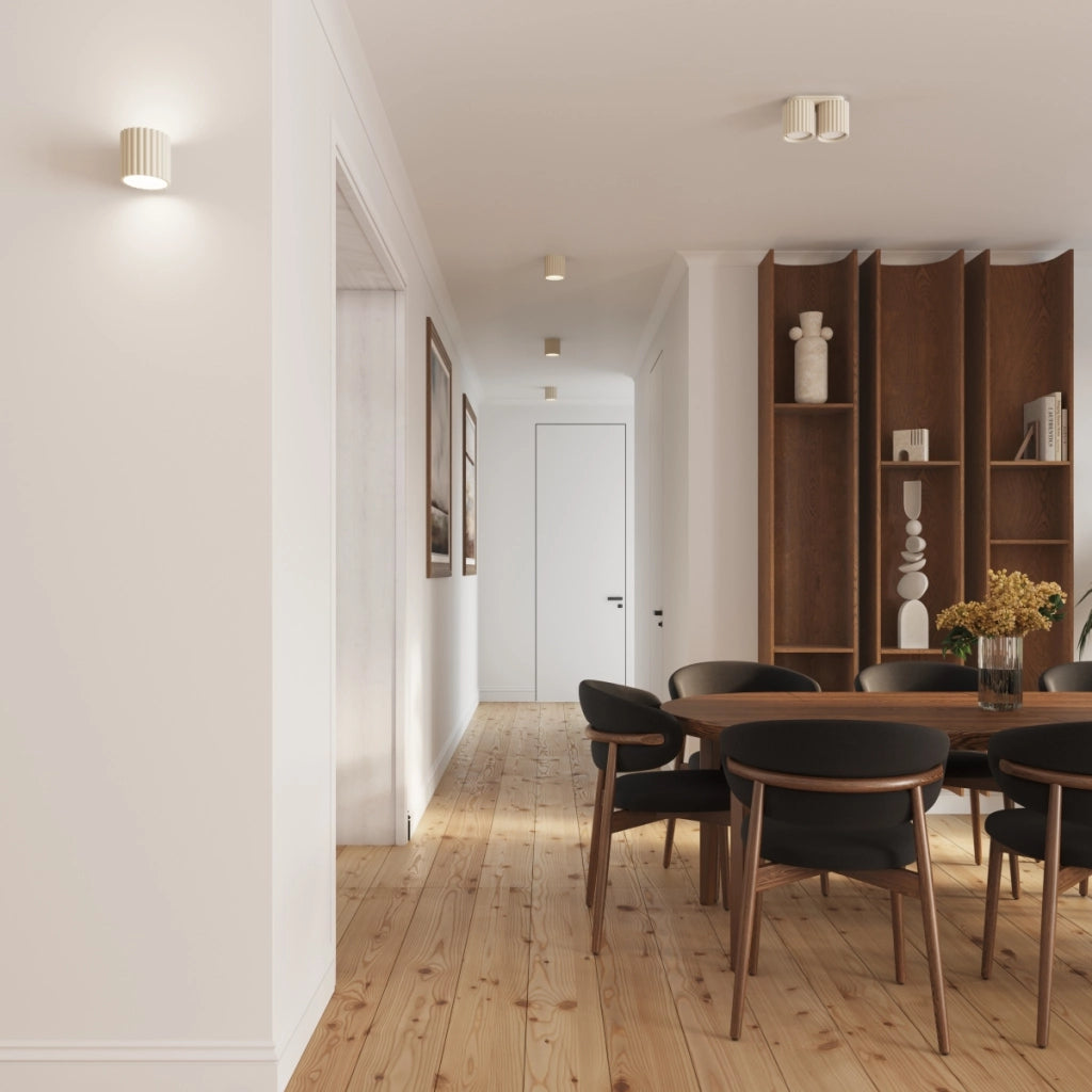 Lampada da soffitto AURA 1 beige GU10