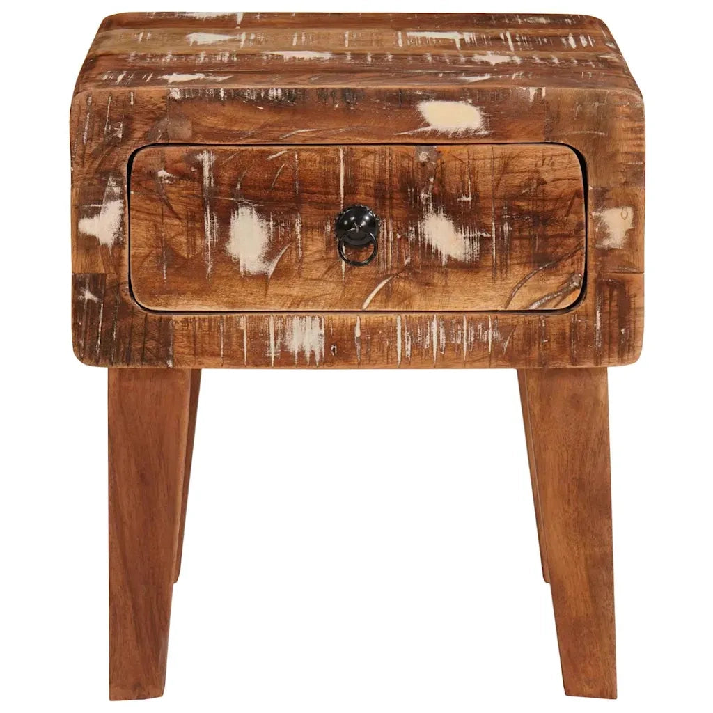 Tavolino Marrone 40 x 32 x 46 cm Legno Recuperato Massello 4104556