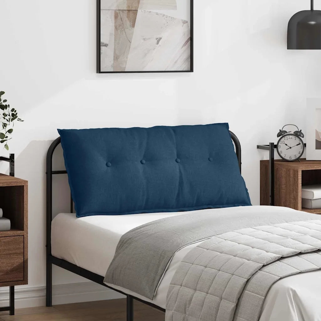 Cuscino per Schiena Blu 100 x 19 x 50 cm Tessuto 42014752