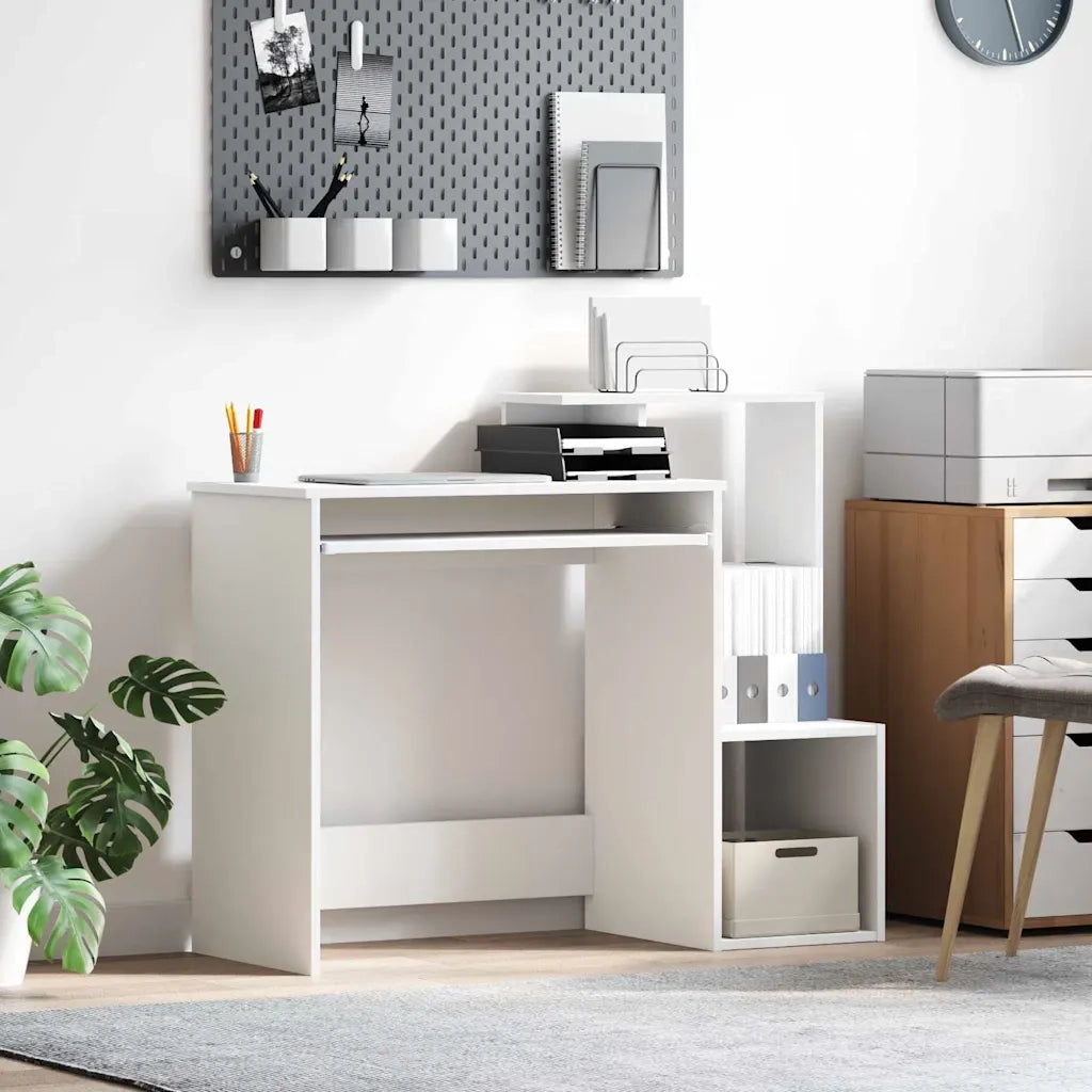 Scrivania Bianco 106 x 41 x 88.5 cm Legno multistrato 869466