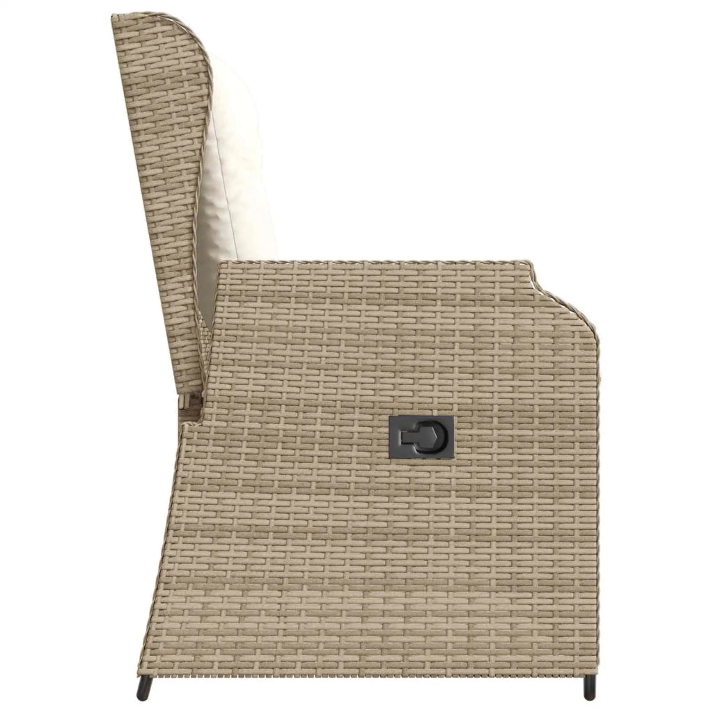 Panchina da Giardino | Panca da Giardino Beige polyrattan