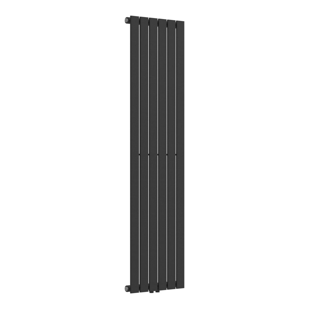 Termosifone Nore ad Acqua Calda Pannello Singolo con Elementi Piatti 160 x 45 cm - Nero [neu.haus]