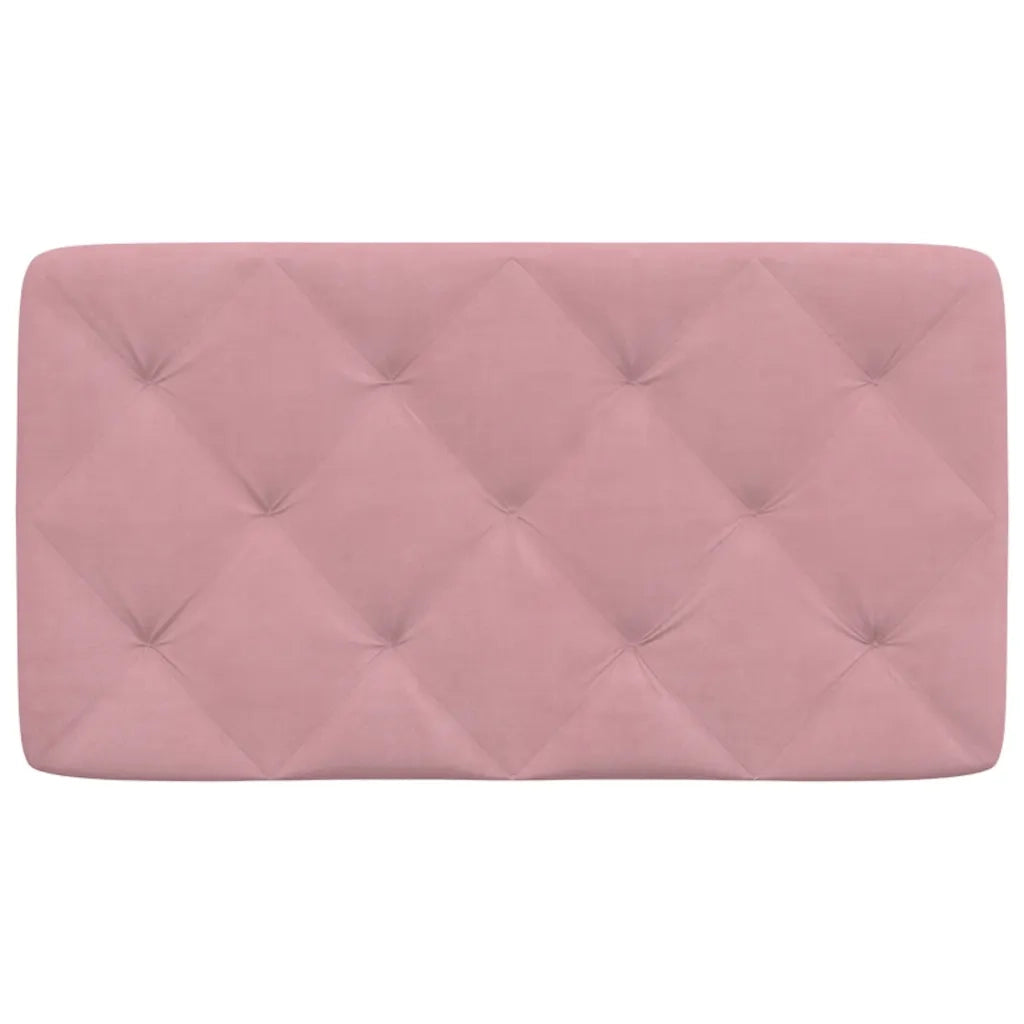 Cuscino Testiera-Cuscino per Testiera Rosa 80 cm in Velluto