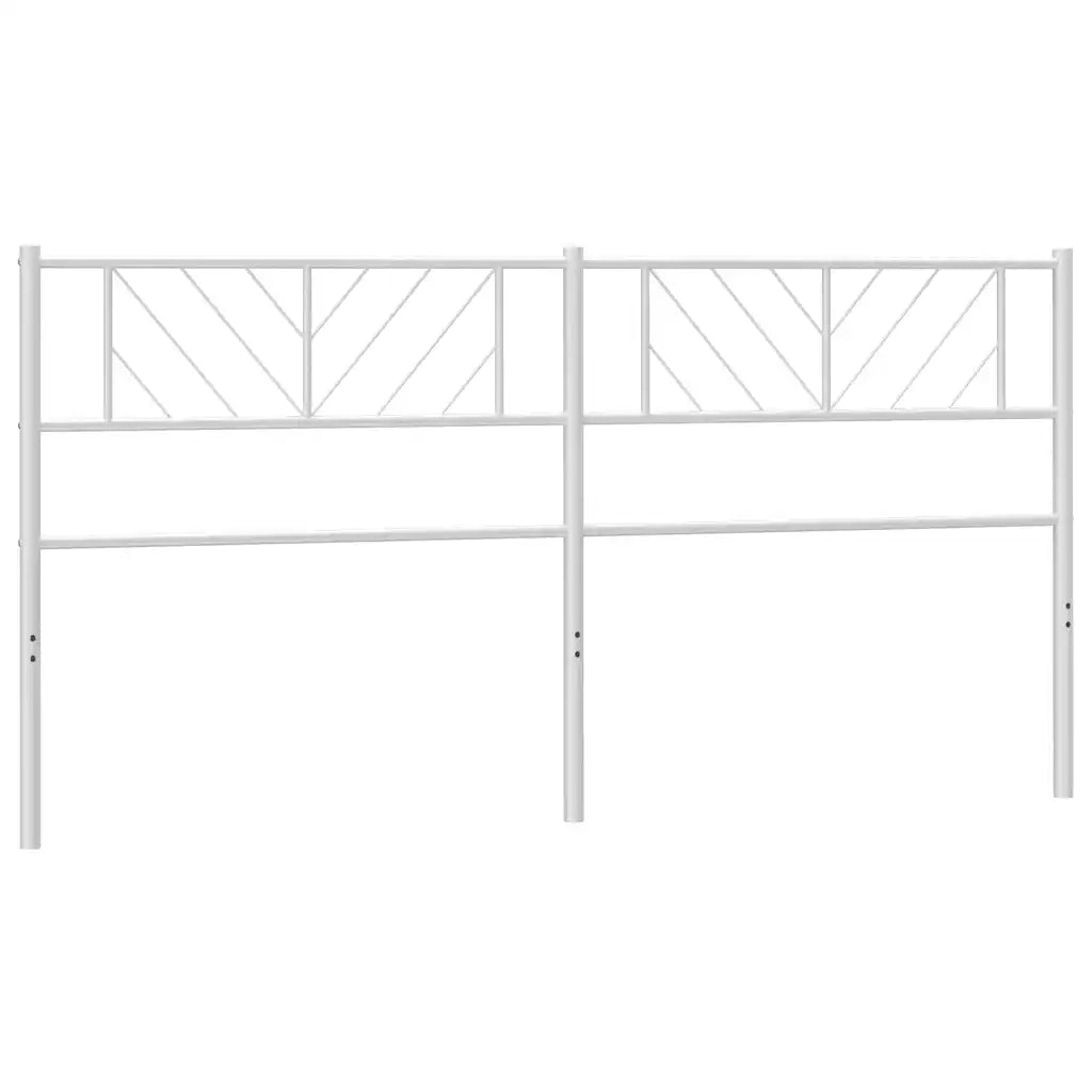 Testiera di Ricambio in Metallo Bianco 180 cm 372264