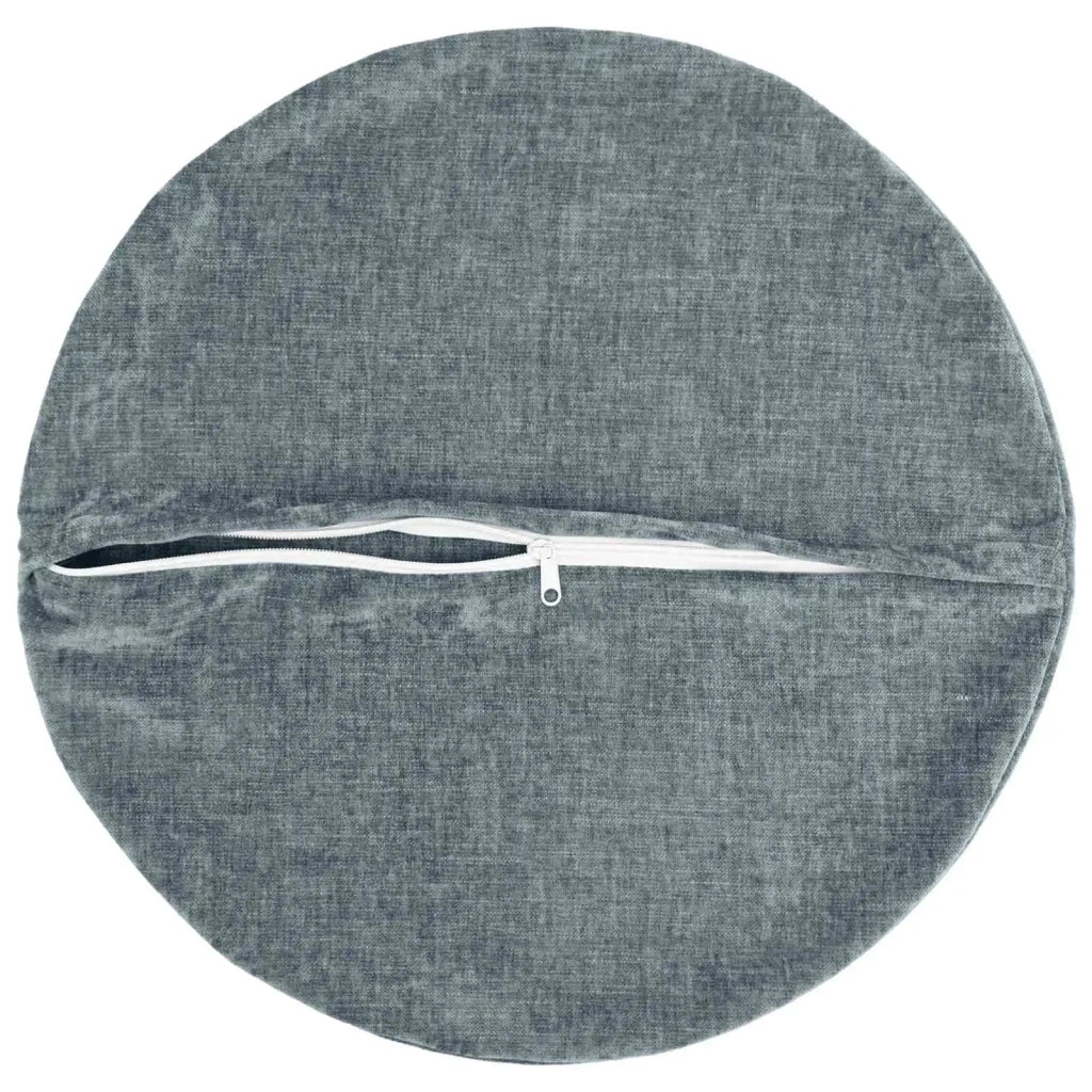 Federa 2 pz HEERLEN Azzurro Ø 40 cm Tessuto Chenille 922311