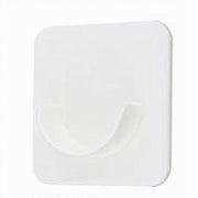 Trade Shop - Set 4 Pz Supporti Adesivi Per Bastone Per Tenda Bagno Aste Doccia Bianco 87358 -