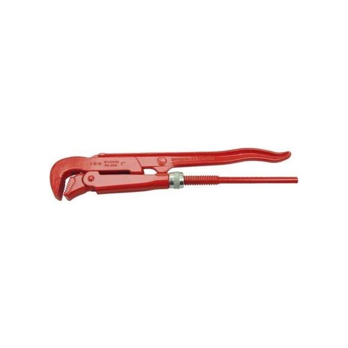 STAHLWILLE 87950010 Chiave per tubi 90° Angolo ganascia Apertura max 49 mm Peso 780 g colore Nero