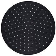 Testa Doccia a Pioggia in Acciaio Inox 30 cm Rotonda Nera CFW3081054