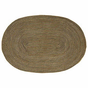 Tappeto Naturale e Nero 205 x 305 cm Juta