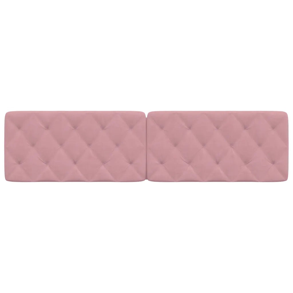 Cuscino Testiera-Cuscino per Testiera Rosa 200 cm in Velluto