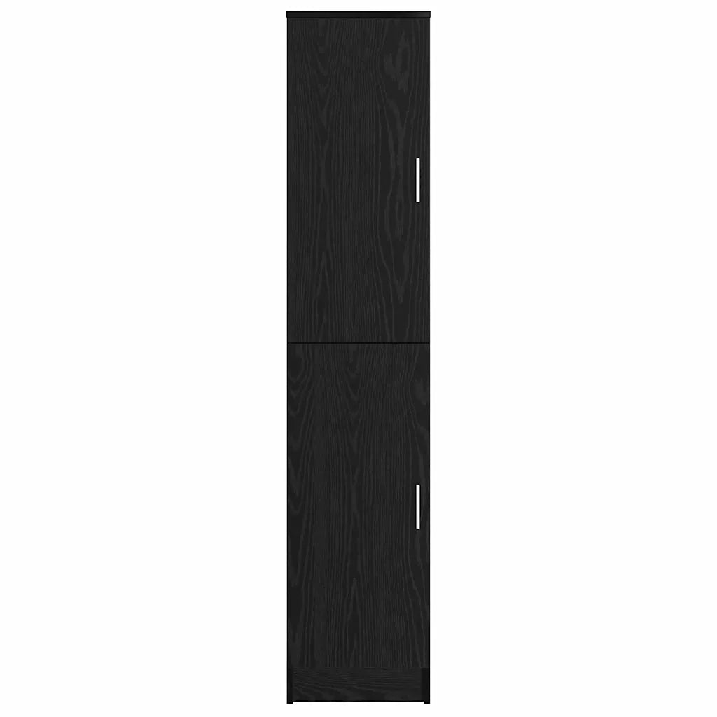 Credenza Rovere Nero 35 x 39 x 168 cm 869331