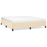 Letto matrimoniale | Letto per adulti | Giroletto senza Materasso Crema 180x200 cm in Tessuto