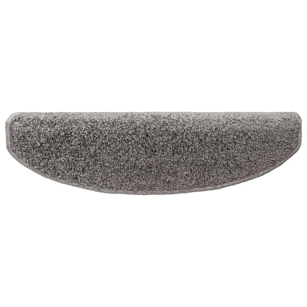 Tappetini per scale autoadesivi Semicircolare 15 pz | Gradini per Scale Grigio