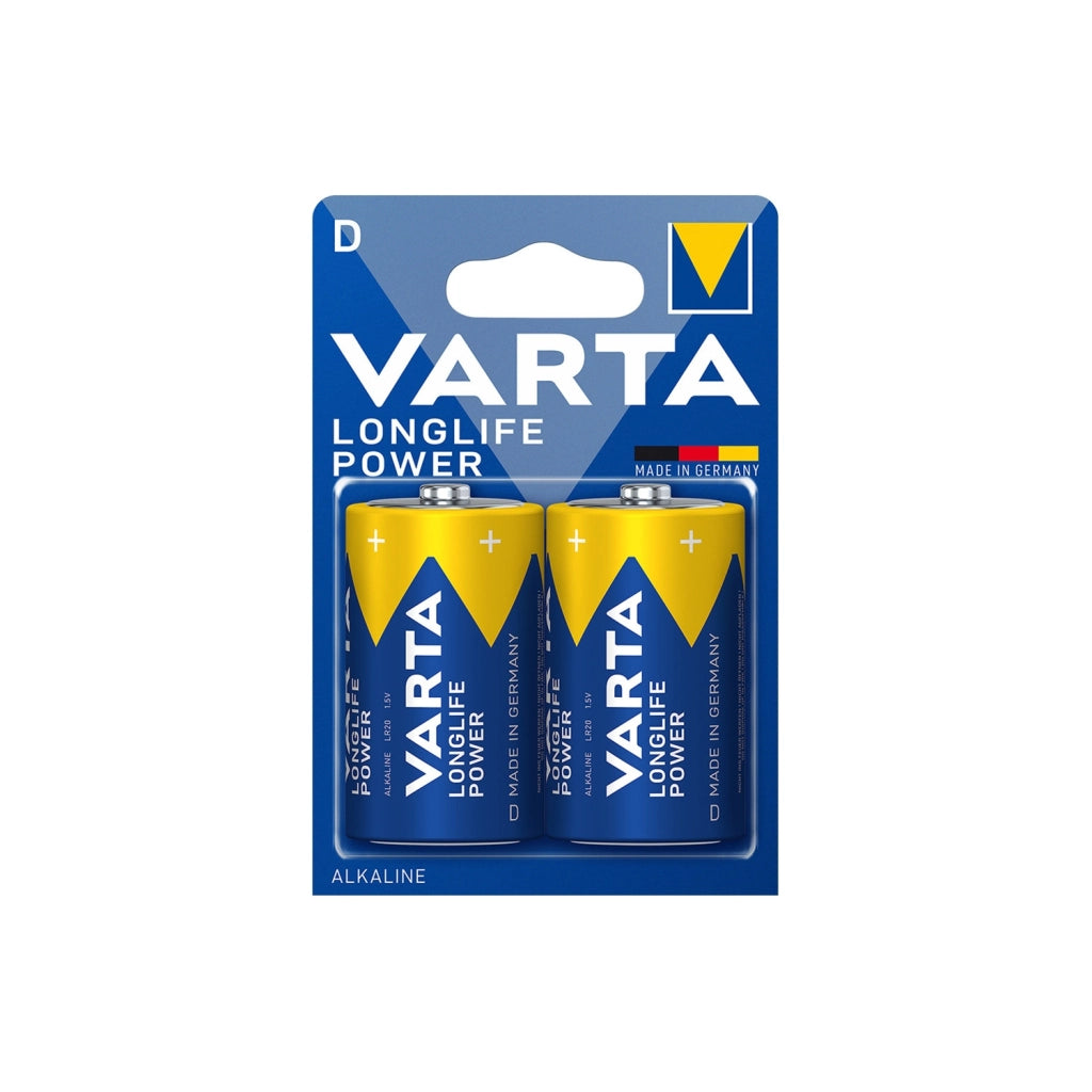 PILA TIPO D LONGLIFE POWER X2 VARTA.