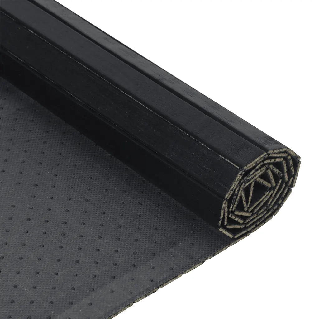 Tappeto Rettangolare Nero 70x300 cm in BambÃ¹