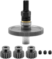 Set di ingranaggi in metallo 91T - Set di ingranaggi per auto RC - Componenti di ricambio per auto RC - Resistenti e duraturi - Montaggio semplice - Prestazioni stabili