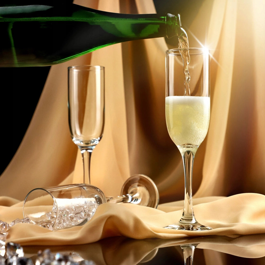 Set di 6 bicchieri da champagne/prosecco KADAX da 210 ml