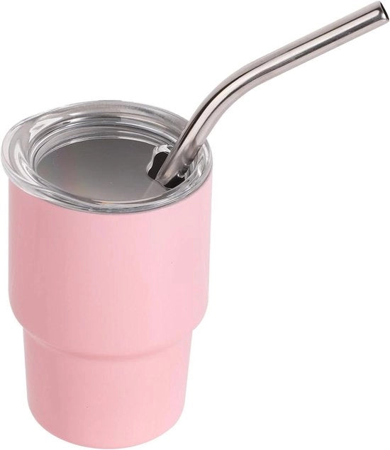 Bicchiere da Cocktail Mini 887ml con Riette e Tappi per Cocktail e Campeggio