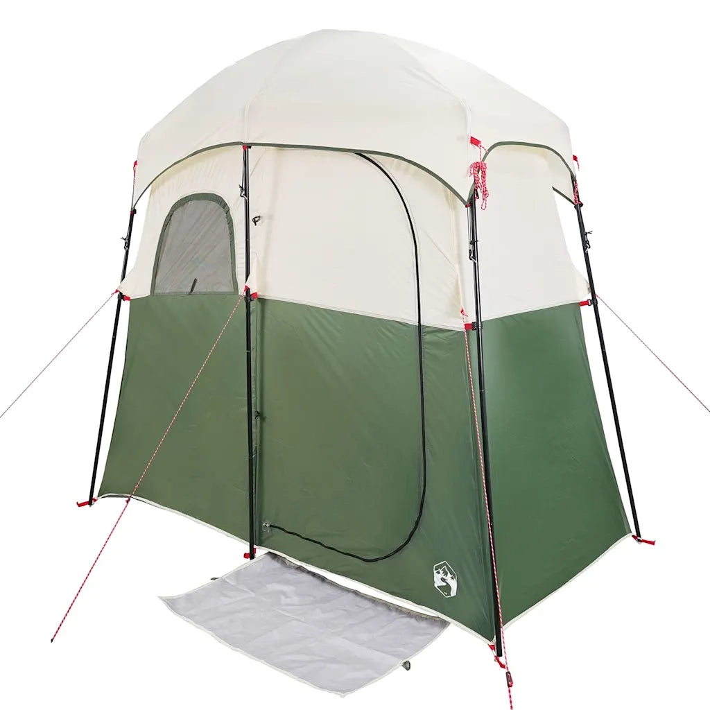 Tenda da Doccia per 2 Persone-Tenda Doccia Portatile Verde Impermeabile