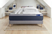 Pacchetto letto completo - Materasso 140x200cm + Box spring con doghe (kit) + 2 cuscini + Piumino - Actimemo Max