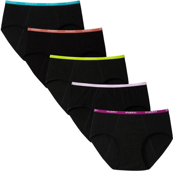 Sottoveste per Ragazze | Slip in Cotone | 10-16 Anni | 5 Pezzi