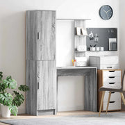 Scrivania 2 pcs Grigio Sonoma 3337286