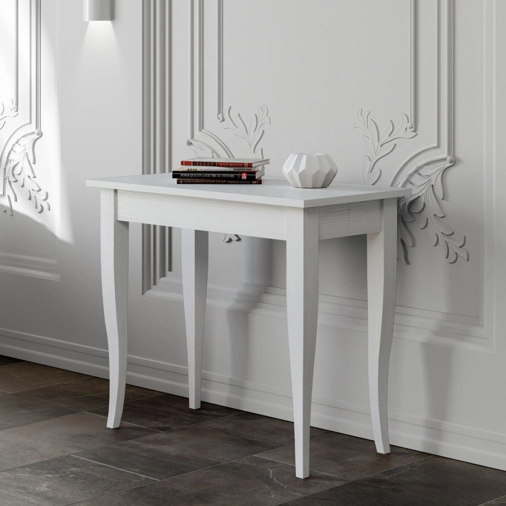 Consolle allungabile 90x48/308 cm Sciara Bianco Frassino