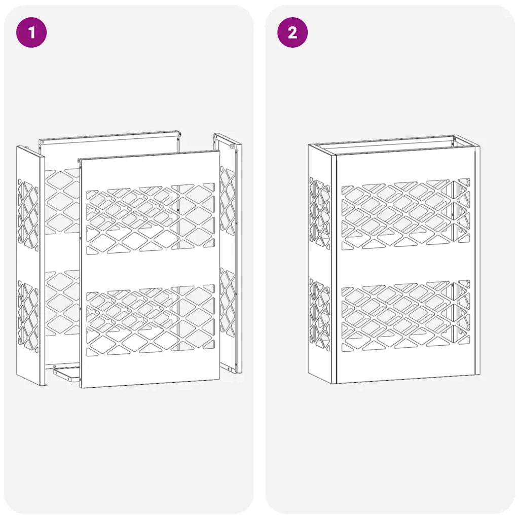 Supporto per Ombrellone Rosa 28 x 12 x 41 cm Acciaio CFW3450188