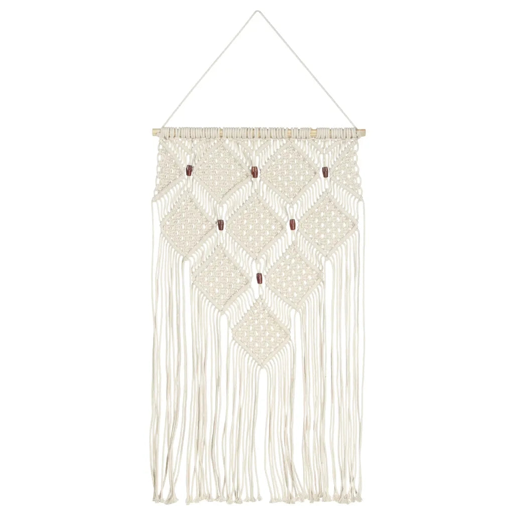 Decorazione da Parete in Macramè 40x80 cm Cotone 323999