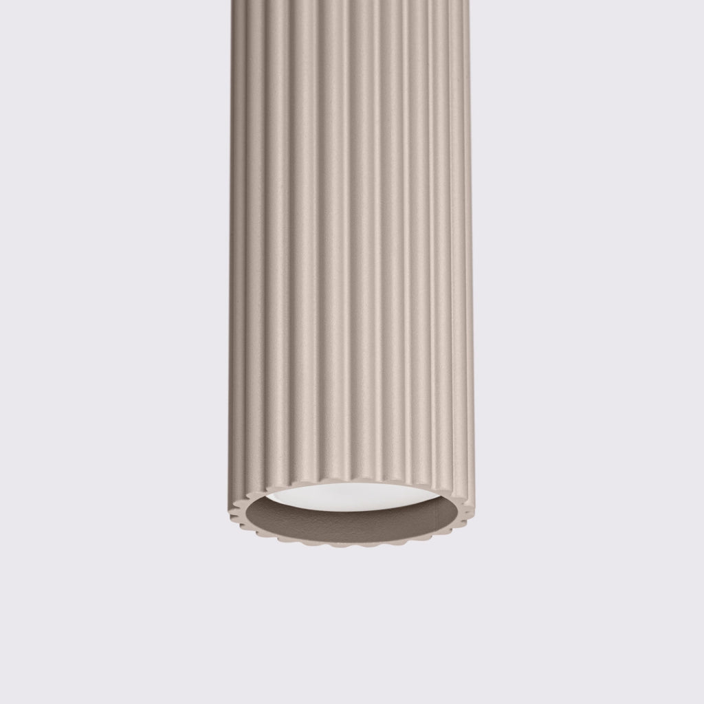 Lampada a sospensione KARBON 1 taupe